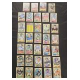 34 1970 Topps football cards