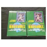 2 991 Score baseball wax boxes