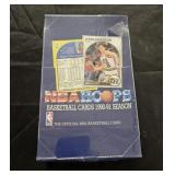 1990-91 Hoops Series 1 wax box, factory sealed