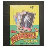 1987 Topps baseball wax box