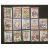 14 1966 Philadelphia Chewing Gum football cards