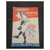 1941 Baseball Register by The Sporting News