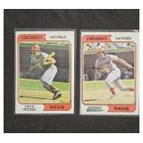 1974 Topps Pete Rose & Johnny Bench