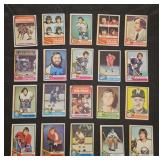 20 1974-75 Topps Hockey cards: several stars