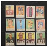 12 1959 Topps football cards