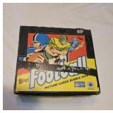 1987 Topps football cello box,  scarce