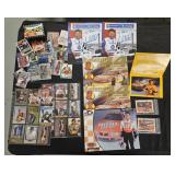 Auto racing cards, photos, M. Andretti autographs