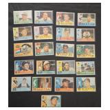 21 1960 Topps baseball cards