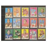 15 1969 Topps Football Cards: Merlin Olsen,