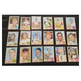 18 1968 Topps baseball cards,  incl: Brooks