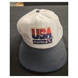 Reggie Miller autographed USA Basketball cap