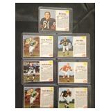 7 1962 Post Cereal Football Cards