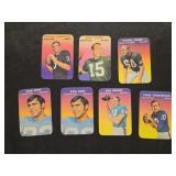 7 1970 Topps Glossy Football Cards: Starr,