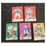 651970 Topps football cards: Lilly, LeBeau, Snead,