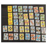 37 1971 Topps football game cards: 2 Namath, 2
