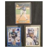 3 Promo Ken Griffey Jr cards