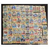50 1970 Topps Football Cards, Including Unitas &