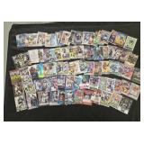 80+ assorted football cards