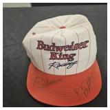 Autographed Budweiser Racing hat, Roberto