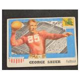 1955 Topps All-American football George Sauer #31