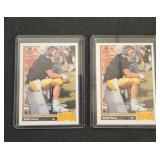 2 1991 Upper Deck Brett Favre rookie cards