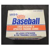 1986 Fleer baseball Update set