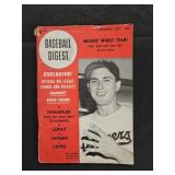 2 Baseball Digest Magazines: February 1951, Gil
