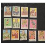 13 1959 Topps football cards