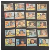 20 1960 Topps baseball cards