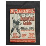1924-25 Spaulding Official Basketball Guide,