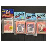 4 1990 team sets, Reds & Pirates