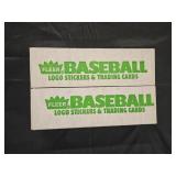 2 1988 Fleer baseball factory sets