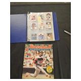 1983 Topps sticker album & 263 stickers