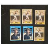 6 Barry Bonds rookie cards