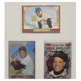 3 1997 Topps Finest Willie Mays insert cards
