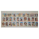 28 1968 Topps baseball cards: Carew All-star  &