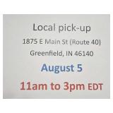 Pickup Information