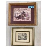 Framed wall decor