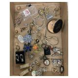 Pins, Earrings, Rings, Powder Compact,Key Chains