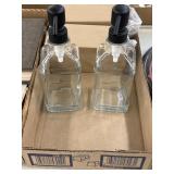 2 hand soap dispensers