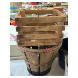 Wooden baskets