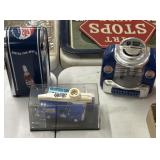 Pepsi napkin, holder and jukebox mini and a m
