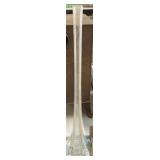 Clear glass vase