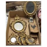 Small elegant styled mirrors