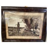 Framed Lucile Crowley Artwork