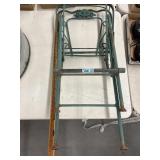 Antique Metal Folding Chair Frame