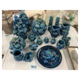 Vintage Mood Indigo By Inarco Pieces - 19 Pieces