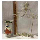 Antique Metal Hanging Display Item, Antique