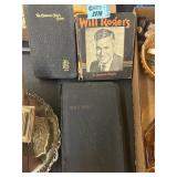 Will Rogers by Jerome Beatty, the holy Bible, t