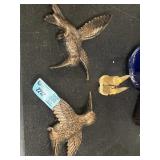 Plastic bird walll decor and shelf decor birds
